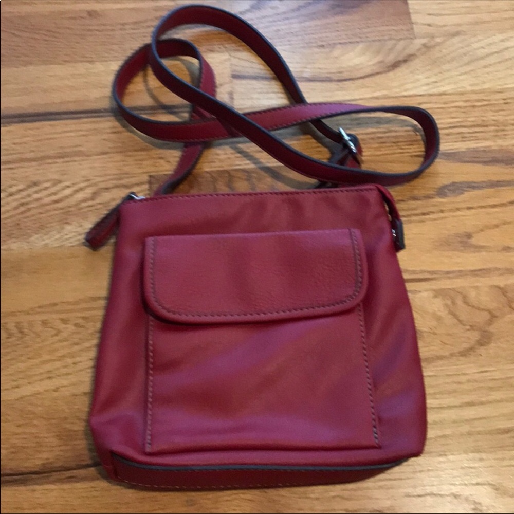 Relic • Deep Red Crossbody Bag